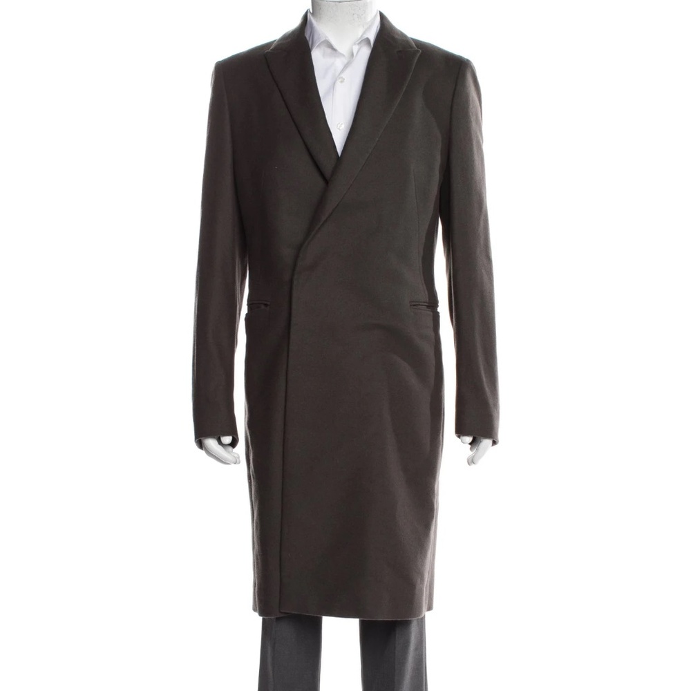 AllSaints Sutton Coat – Charcoal Wool Blend